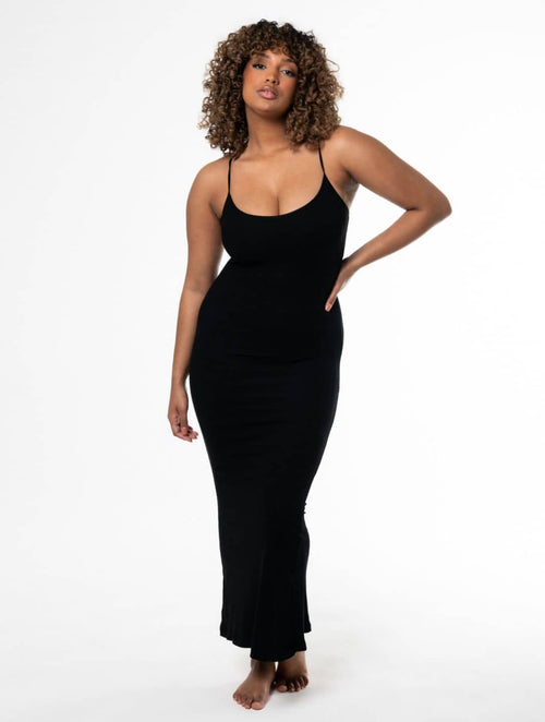 Sexy Shapewear Slip Maxi Dress