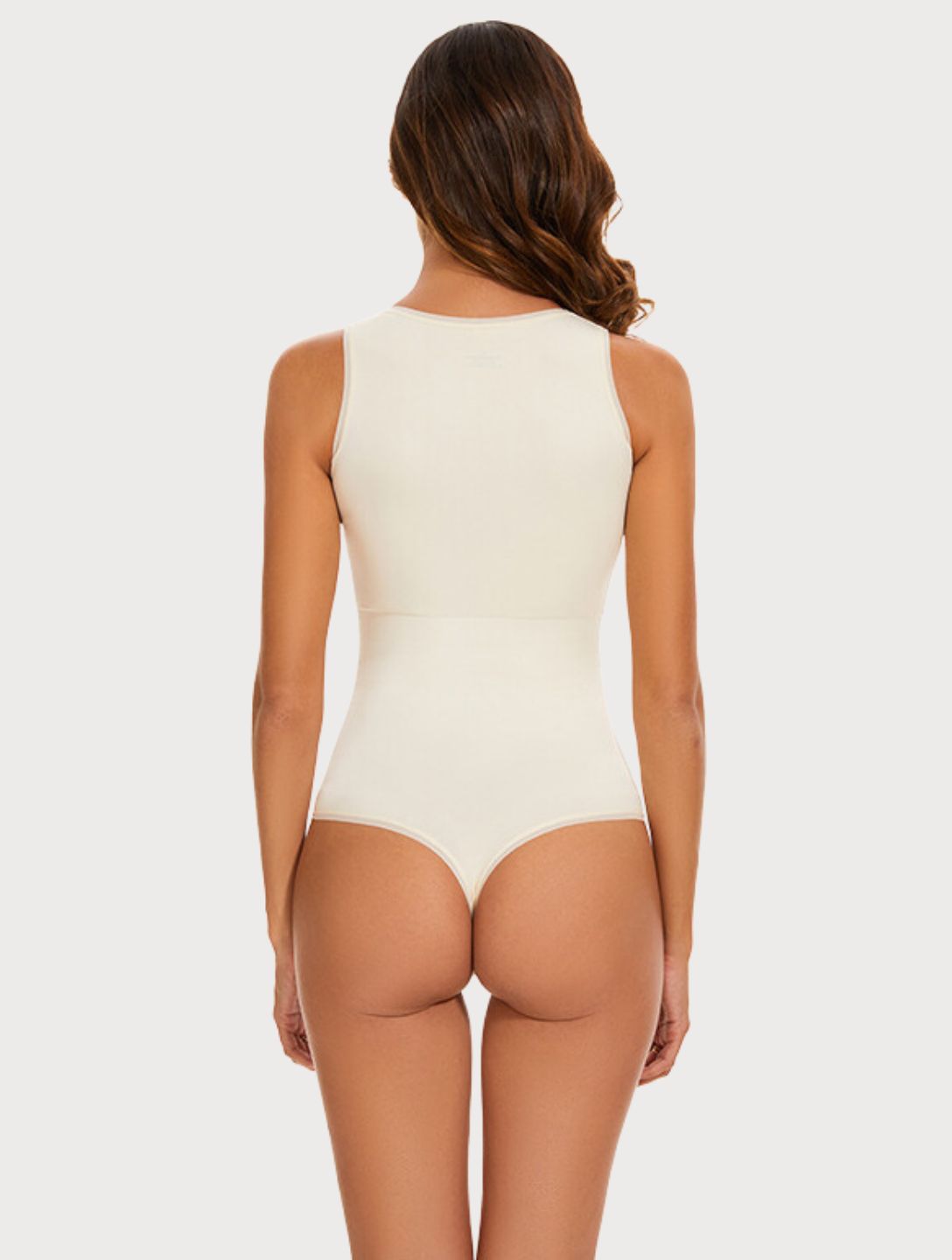 Rundhals-Eleganz 360° Sculpting Thong Bodysuit