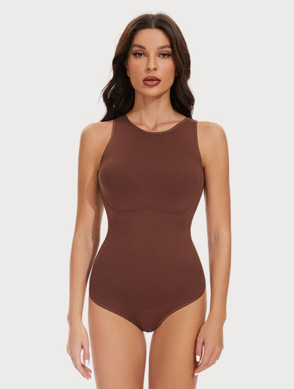 Rundhals-Eleganz 360° Sculpting Thong Bodysuit