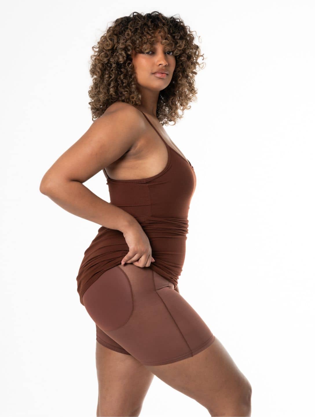 Sommer Shapewear Slip Mini Kleid